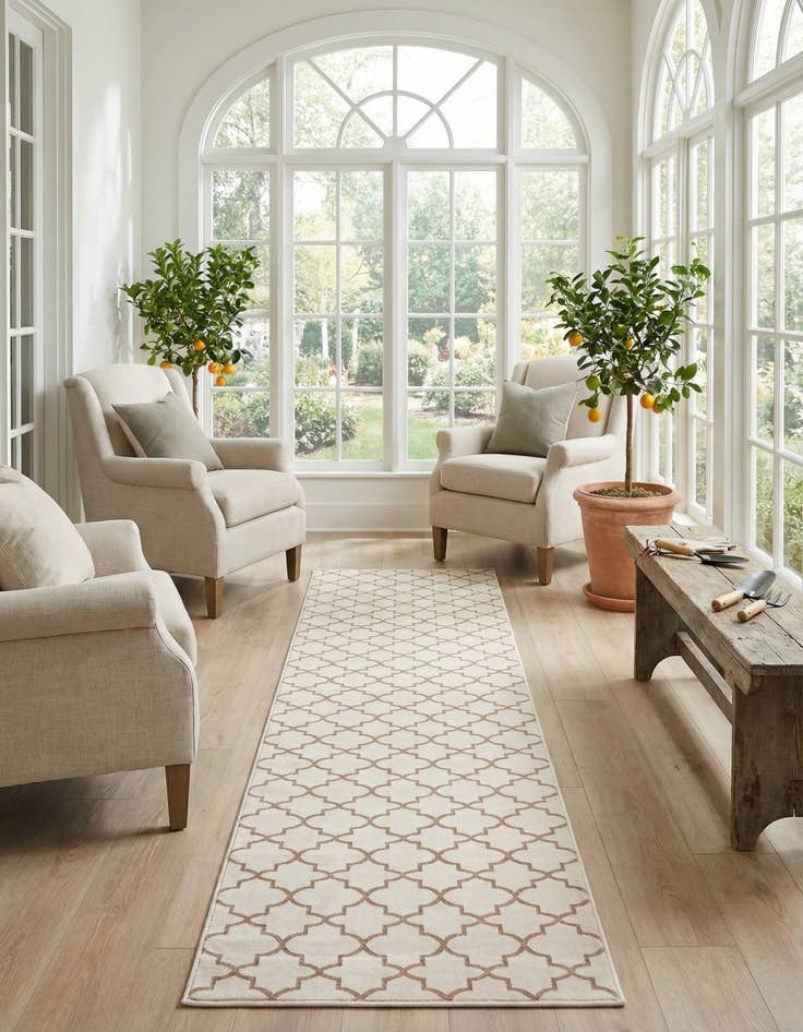 Detail image of 2' 7 x 14' Uptown Lincoln Center Runner Rug