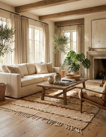 6' 9 x 10' Hand Knotted Moroccan Wool Rug