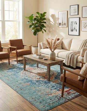 6' x 9' Washable Carnevale Rug
