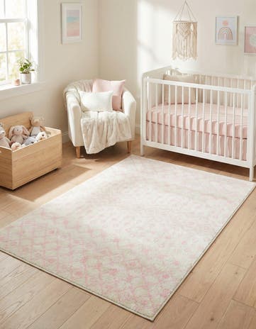 4' x 6' Moroccan Trellis Rug