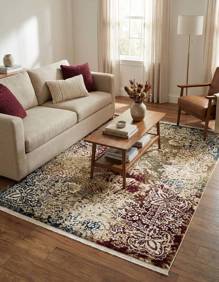 Detail image of  4' x 6' Nain Design Rug