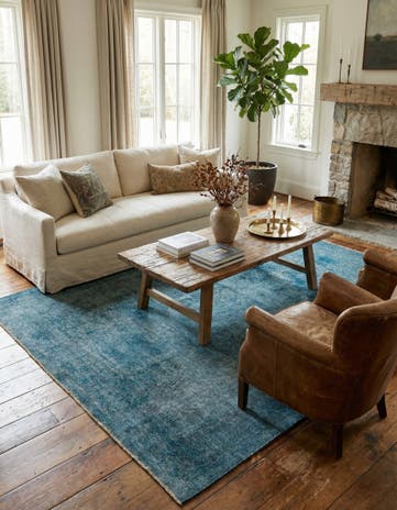 7' 8 x 10' 3 Hand Knotted Ultra Vintage Persian Wool Rug