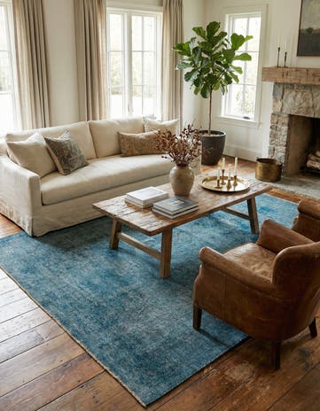 7' 8 x 10' 3 Hand Knotted Ultra Vintage Persian Wool Rug