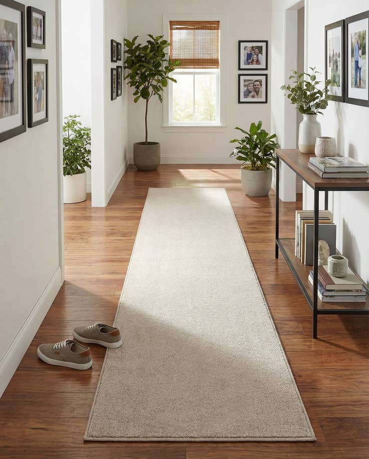 Detail image of 2' 6 x 16' 5 Everyday Solid Runner Rug