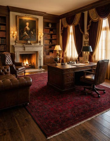 6' 10 x 10' Hand Knotted Khal Mohammadi Wool Rug
