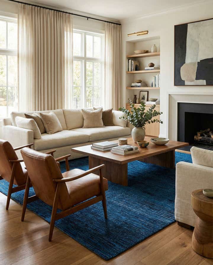 7' 9 x 10' 5 Hand Knotted Darya Wool Rug