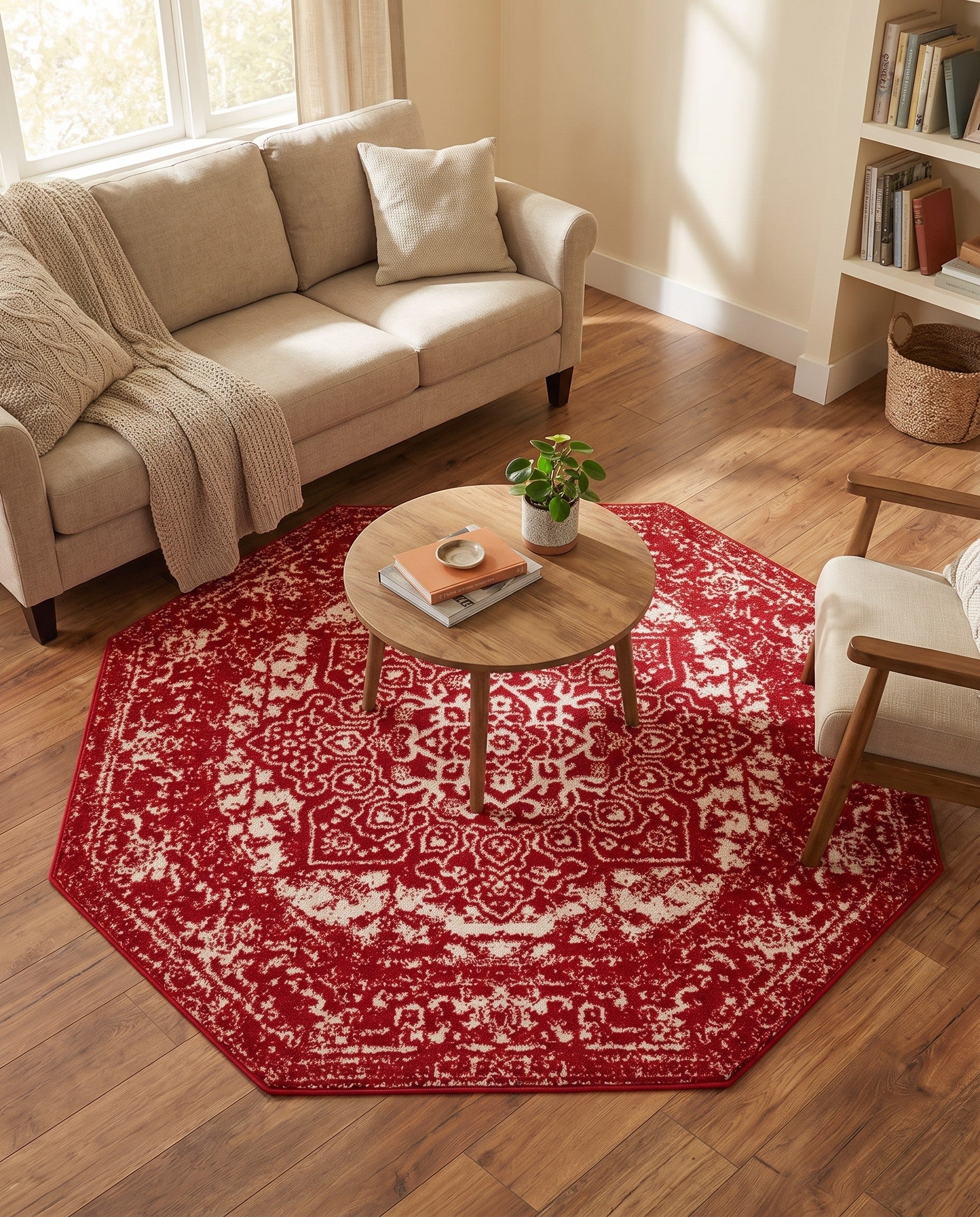 5' 3 x 5' 3 Arlington Octagon Rug
