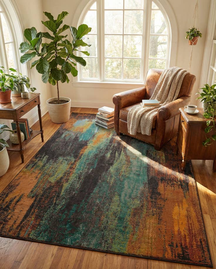 Detail image of 8' x 11' 4 Washable Sevilla Rug