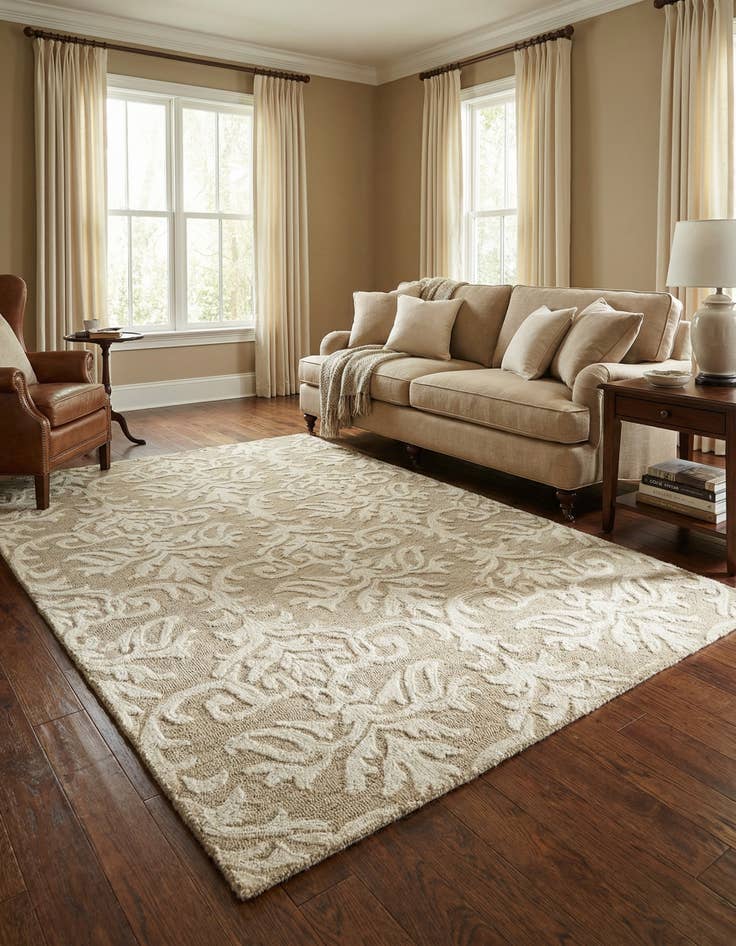 Detail image of  5' x 6' 10 Agra Rug