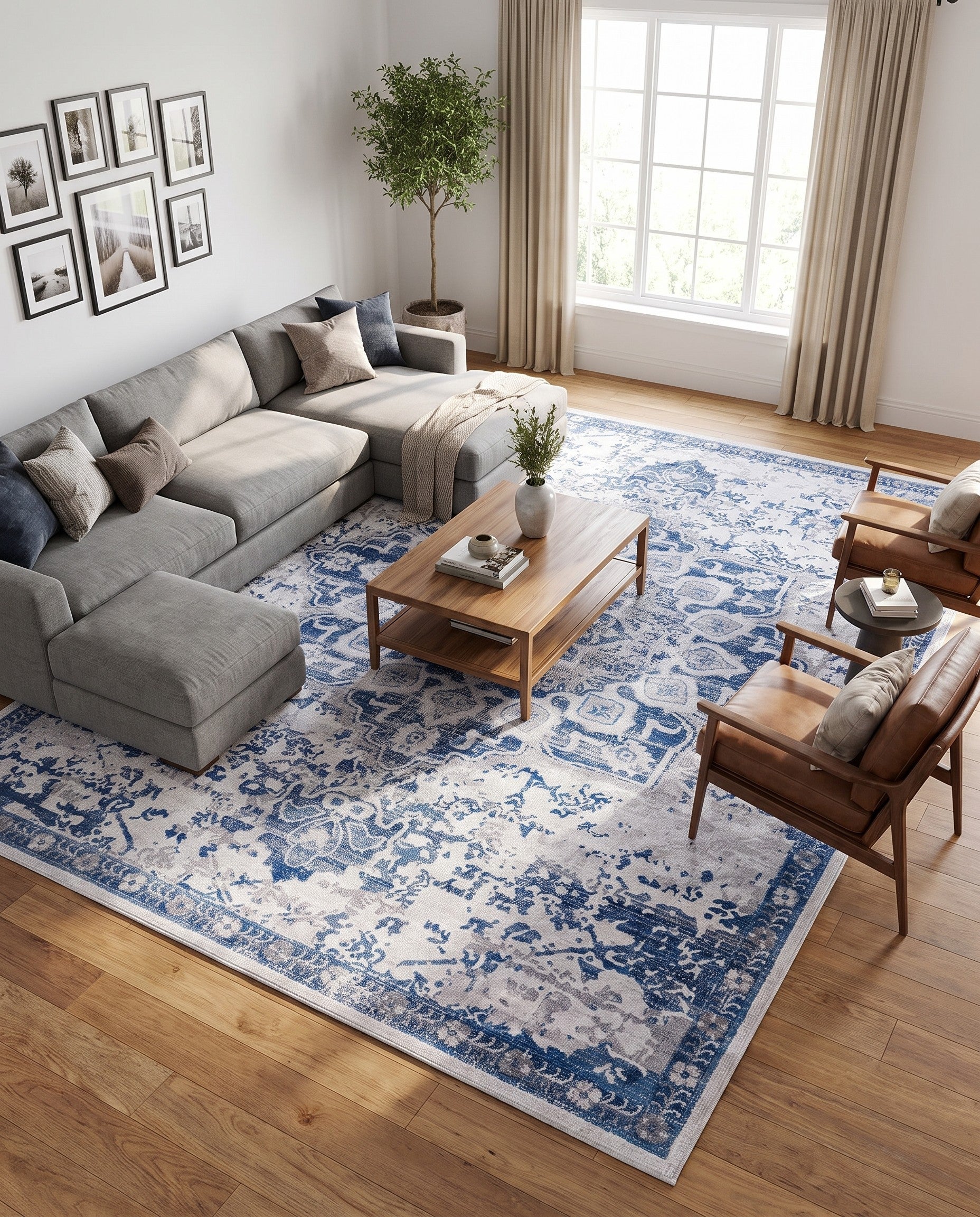 10' 6 x 14' Washable Francesca Rug
