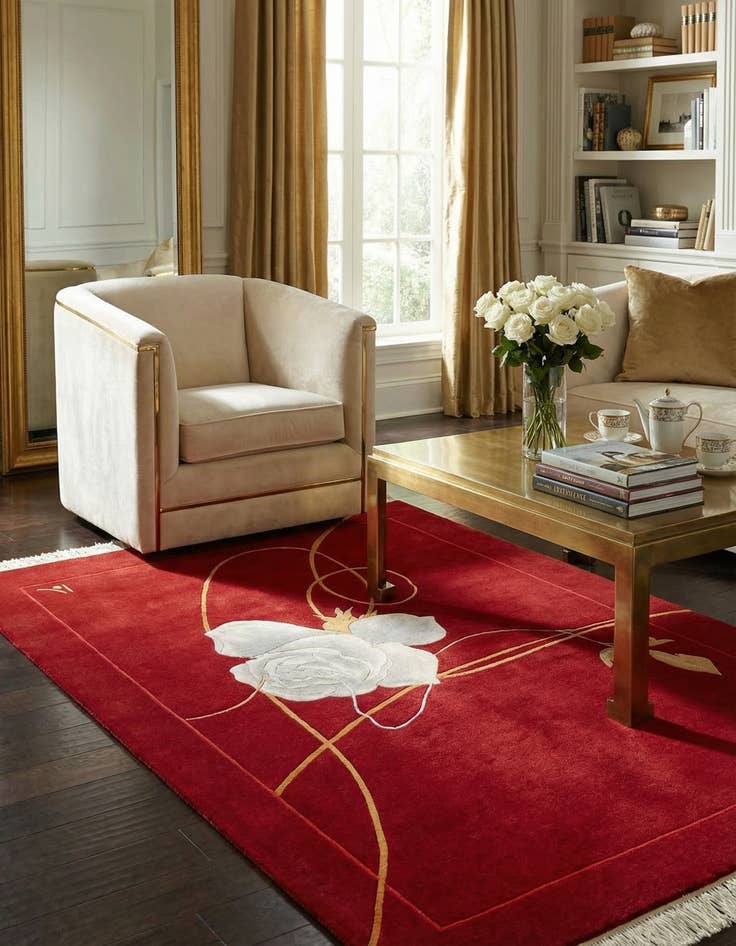 Detail image of 4' x 5' 11 Darya Rug