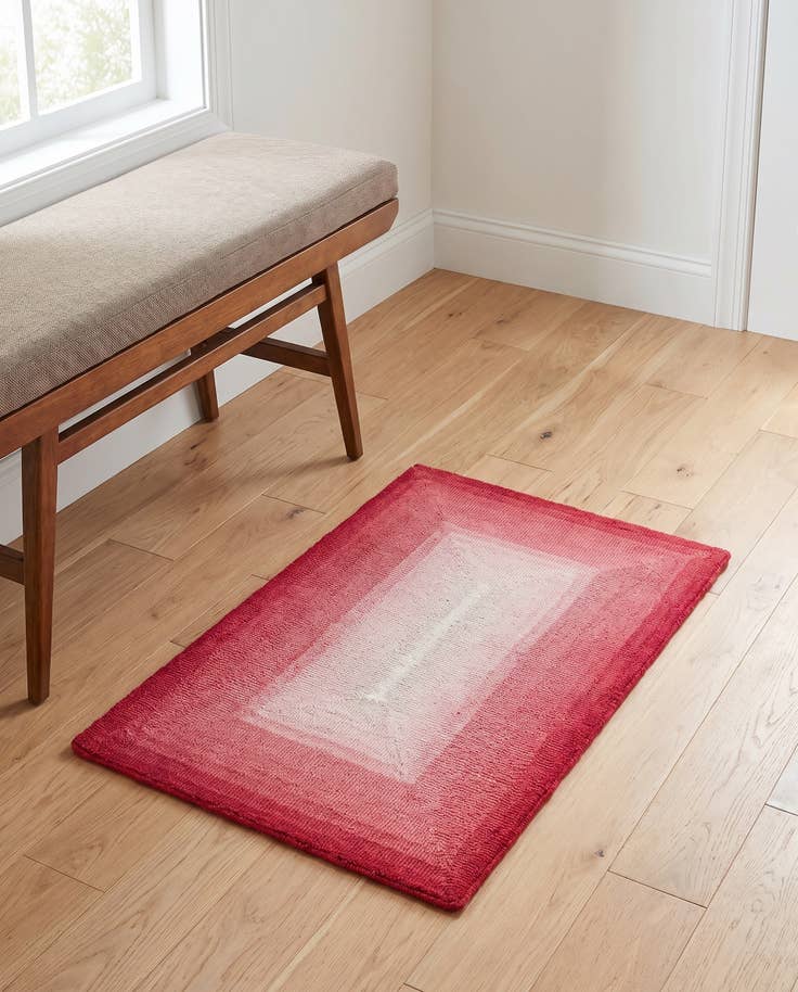 Detail image of 2' x 3' 1 Ombre Wool Rug