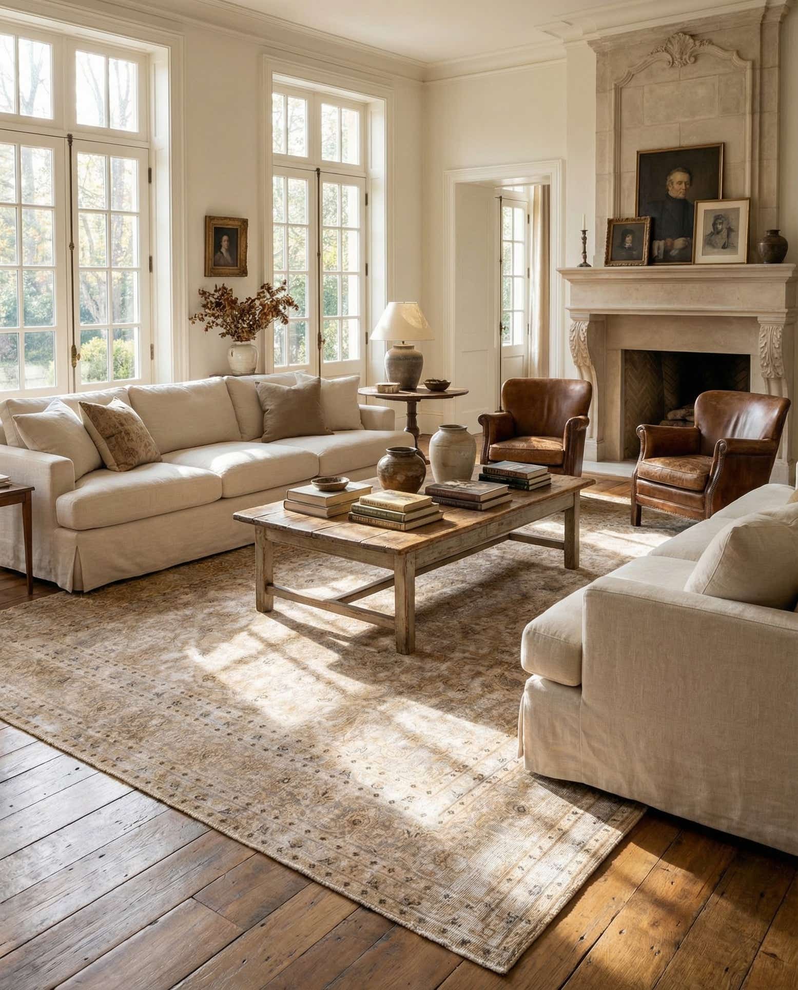 9' 10 x 12' 8 Hand Knotted Ultra Vintage Persian Wool Rug