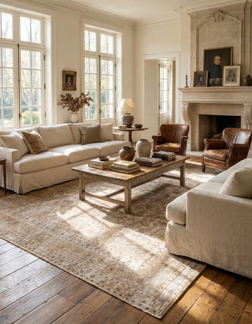 9' 10 x 12' 8 Hand Knotted Ultra Vintage Persian Wool Rug