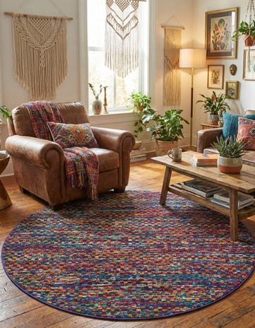 4' x 4' Calypso Round Rug
