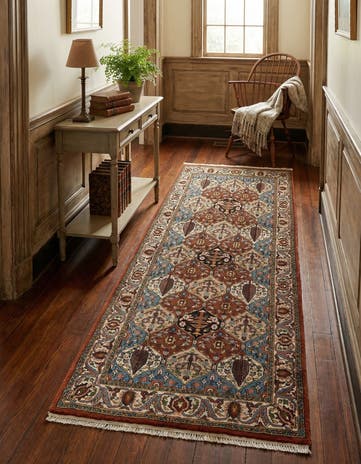 3' x 6' 7 Hand Knotted Bakhtiar Oriental Wool Runner Rug