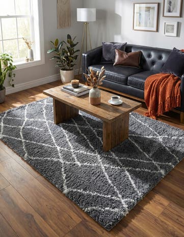 4' x 6' Soft Touch Shag Rug