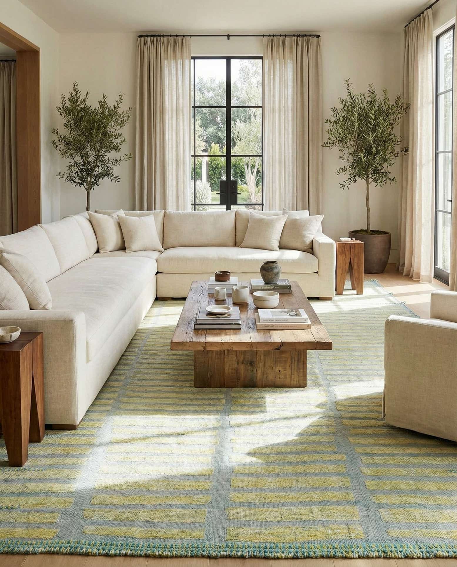 10' x 14' 2 Hand Knotted Moroccan Wool Rug