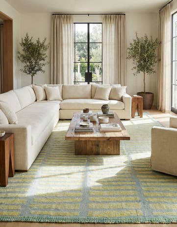 10' x 14' 2 Hand Knotted Moroccan Wool Rug