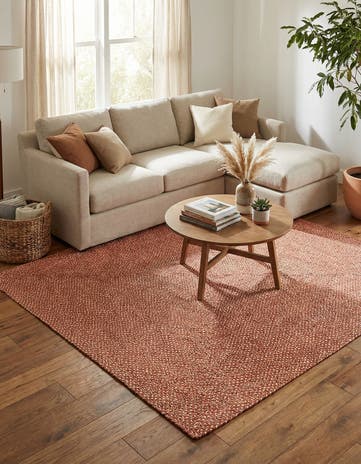 7' 10 x 7' 10 Handmade Tweed Braided Jute Square Rug