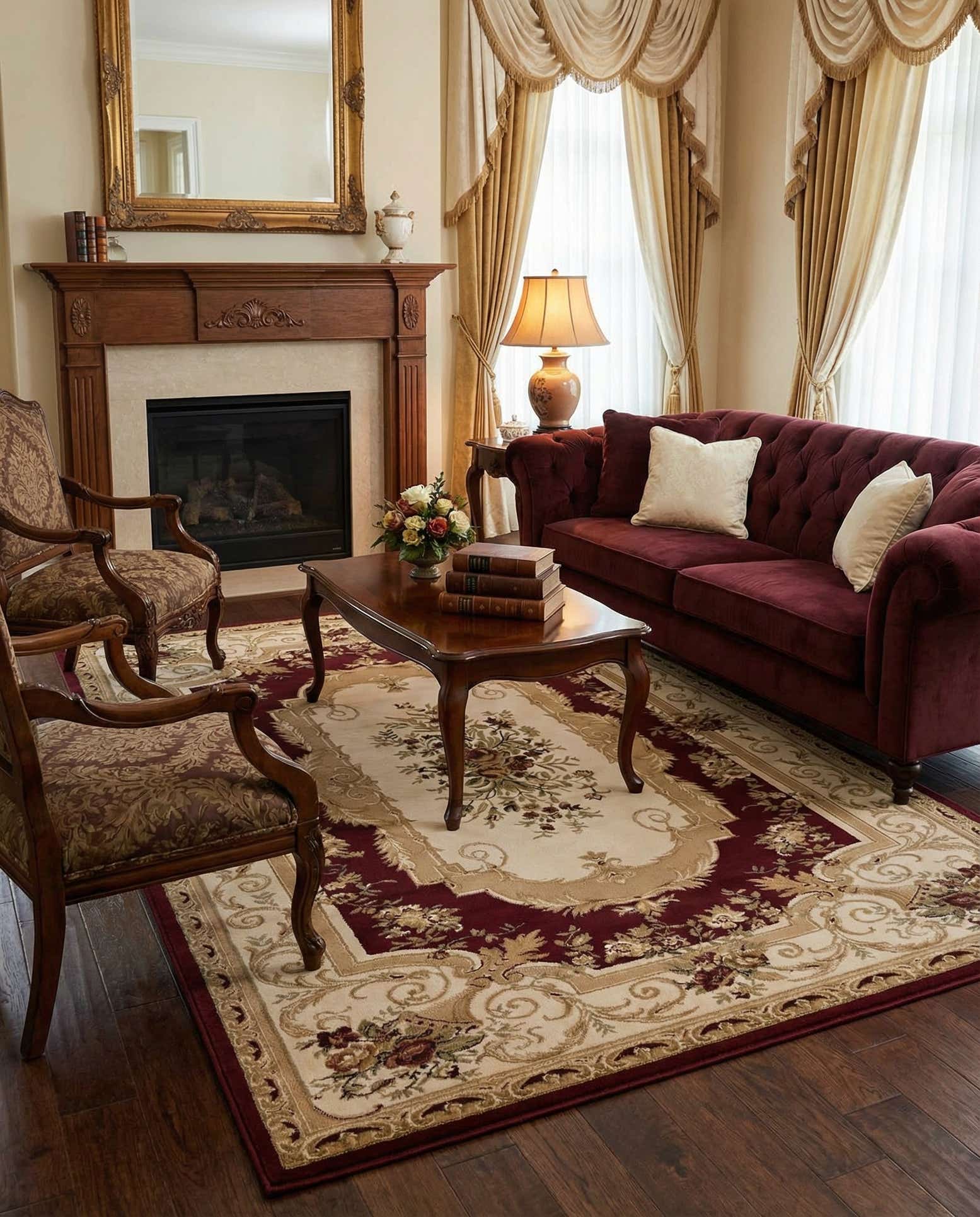 7' x 10' Classic Aubusson Rug