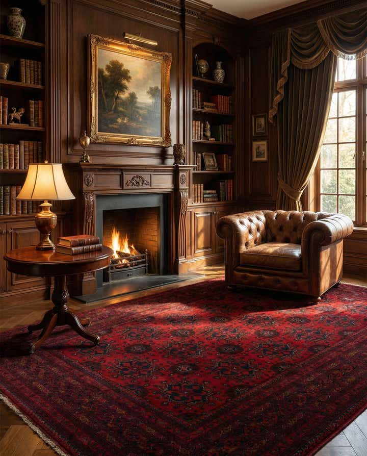 6' 8 x 9' 10 Hand Knotted Khal Mohammadi Wool Rug