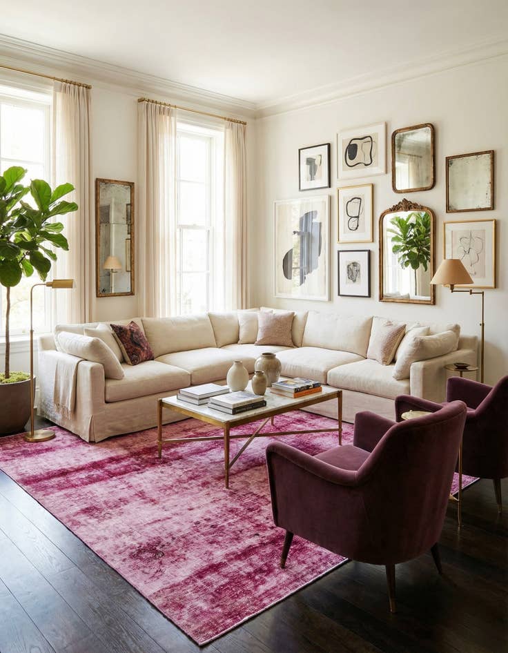 Detail image of 7' 9 x 12' 5 Hand Knotted Ultra Vintage Persian Wool Rug