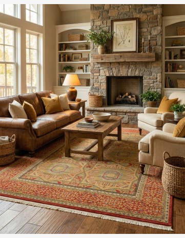 Red Amina Rug