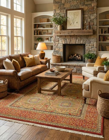 Red Mamluk Rug