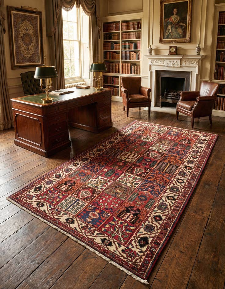 Detail image of 5' 3 x 10' 5 Bachtiar Rug