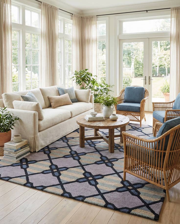 Detail image of 8' x 10' 2 Luna Wool Rug