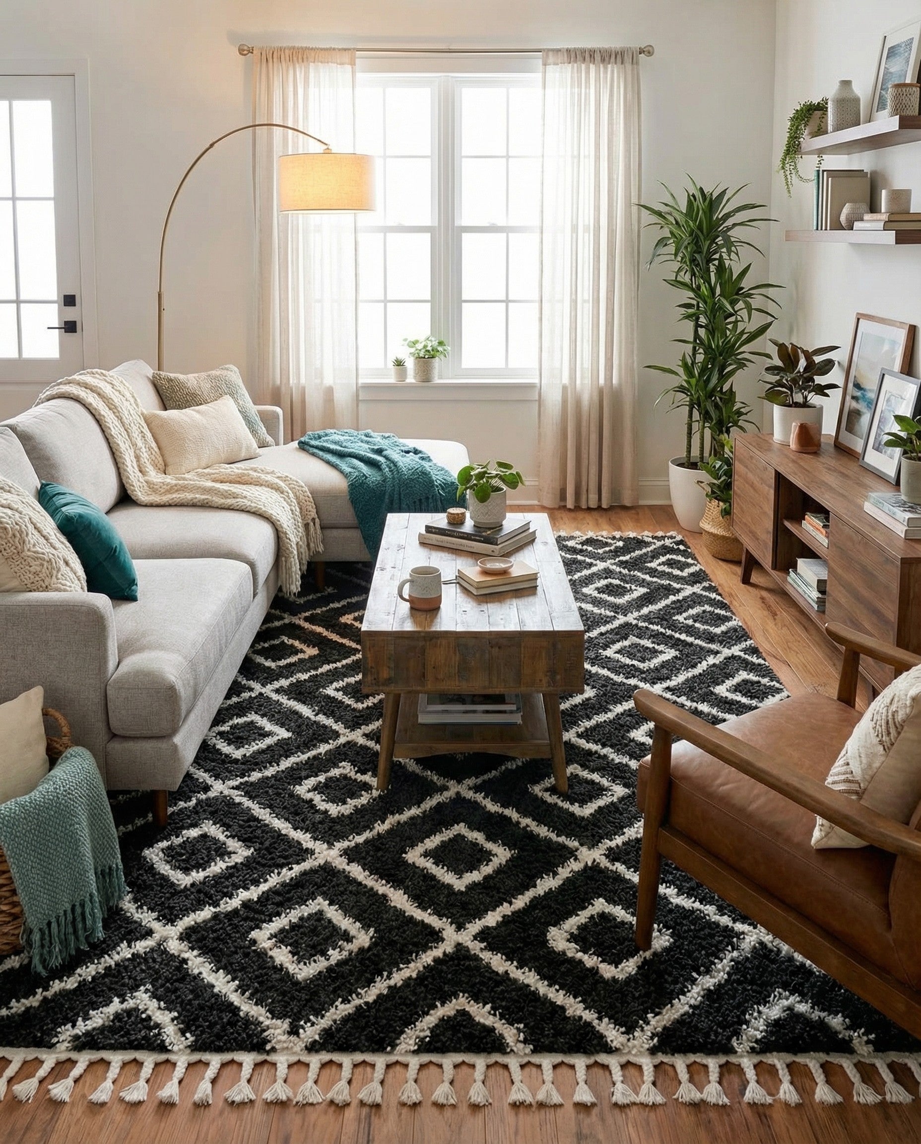  7' 10 x 10' Athena Shag Rug