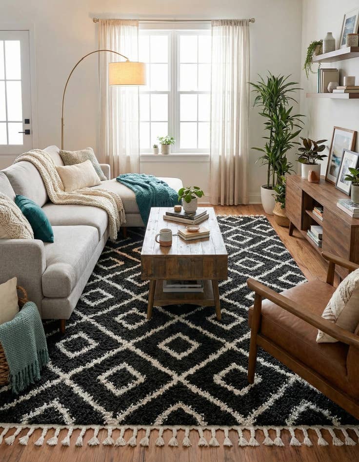 Detail image of 7' 10 x 10' Lagom Shag Rug