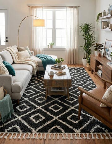 7' 10 x 10' Athena Shag Rug