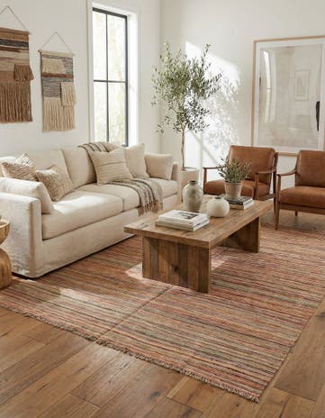 5' 10 x 7' 10 Hand Woven Kilim Modern Wool Rug