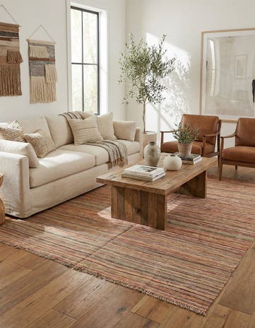 5' 10 x 7' 10 Hand Woven Kilim Modern Wool Rug