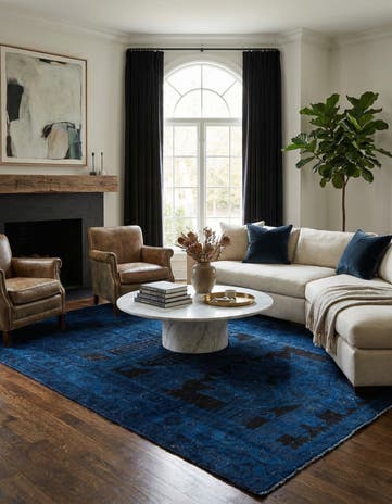 5' 2 x 8' 8 Hand Knotted Ultra Vintage Persian Wool Rug