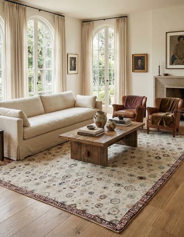 7' x 10' 1 Hand Knotted Darya Wool Rug