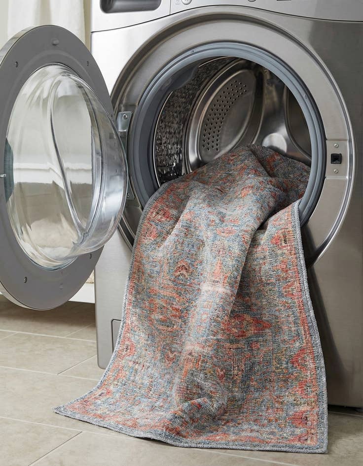 Detail image of 2' x 7' 10  Washable Nostalgia Runner Rug