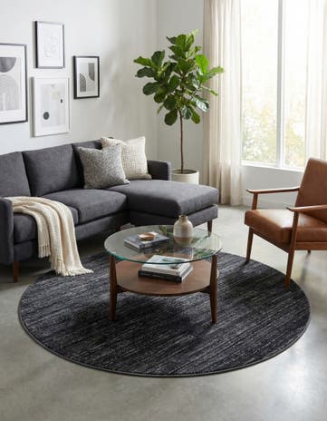 5' 3 x 5' 3 Uptown Madison Avenue Round Rug