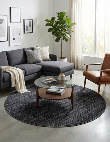 Jill Zarin 5' 3 x 5' 3 Uptown Madison Avenue Round Rug