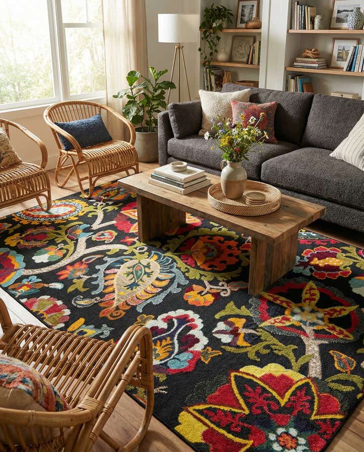 6' x 9' Easy-Clean Casablanca Indoor / Outdoor Rug