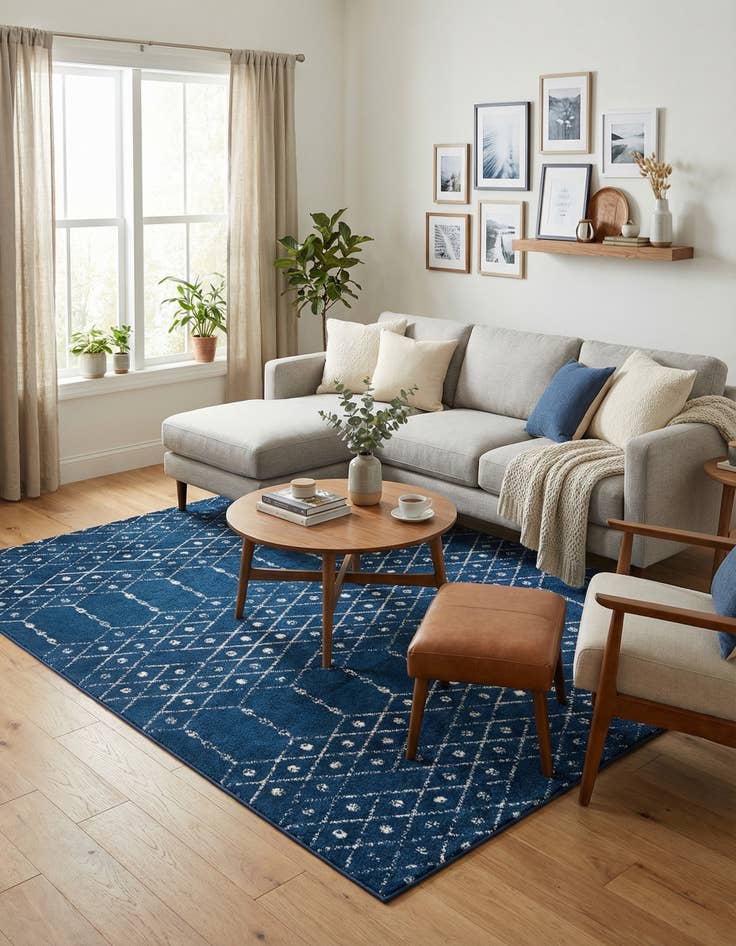 Detail image of  7' 10 x 10' Paxon Trellis Rug