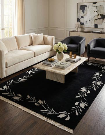 5' 8 x 7' 11 Hand Knotted Darya Wool Rug