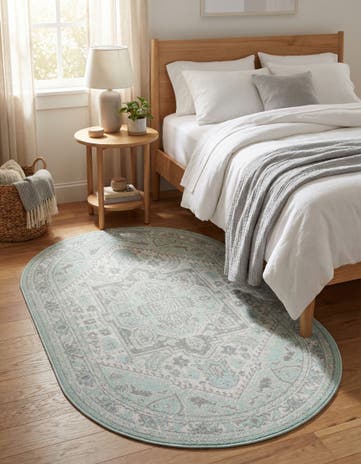 Mint Whitney Oval Rug