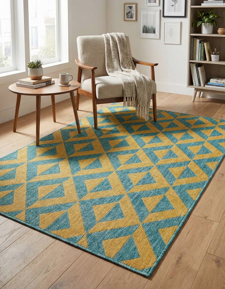 Detail image of 3' x 5' 3  Washable Jill Zarin Napa Indoor / Outdoor Rug