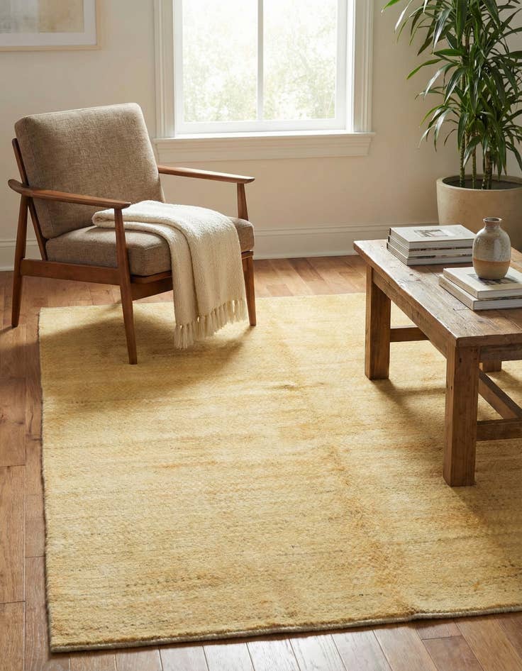 Detail image of 5' x 6' 6  Hand Knotted Kashkuli Gabbeh Wool Rug