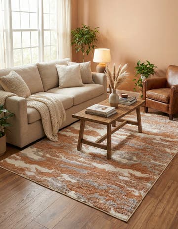 4' x 6' Sepia Rug