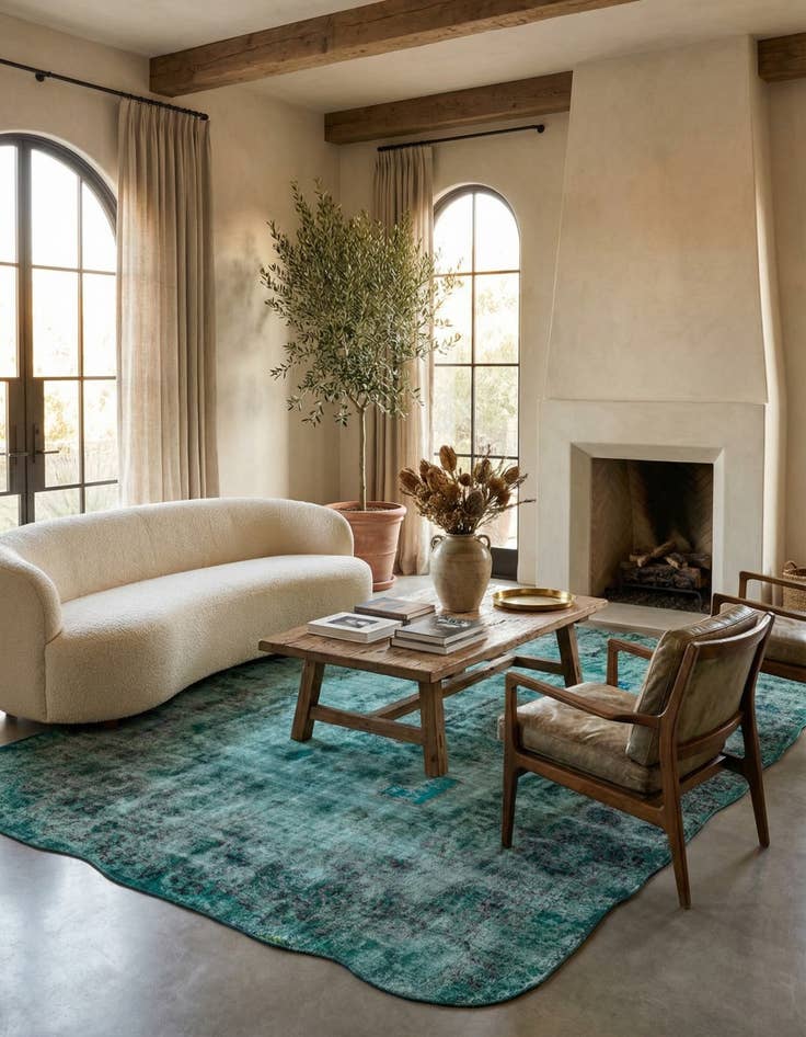 Detail image of 8' 8 x 11' 6  Hand Knotted Ultra Vintage Persian Wool Rug