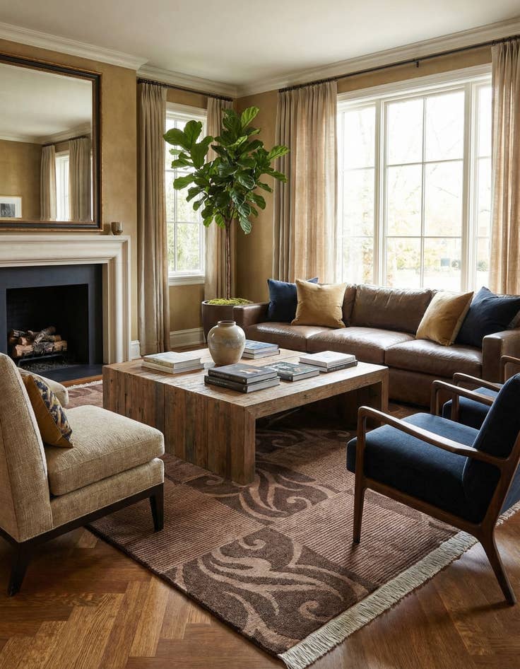 Detail image of 5' 7 x 7' 11  Hand Knotted Darya Wool Rug